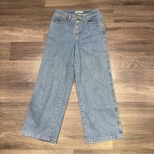 Levi’s Jeans Mile High Cropped Wide Leg Blue Women’s 27